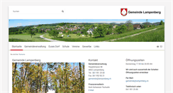 Desktop Screenshot of lampenberg.ch